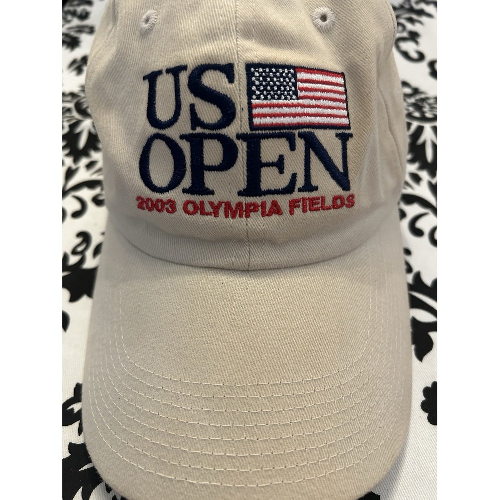 Vintage 2003 Olympia‎ Fields USA Open Golf Tournament USGA Member Strapback Cap